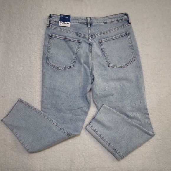 NWT- Old Navy Ladies Hi Rise OG Straight Ankle Jeans Size 14 - Picture 10 of 12